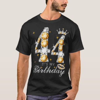 Camiseta É o meu 44 Aniversário Rainha 44 anos Calçados