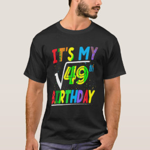 Camiseta É o meu 49º aniversário, Matemática, Matemática, 7