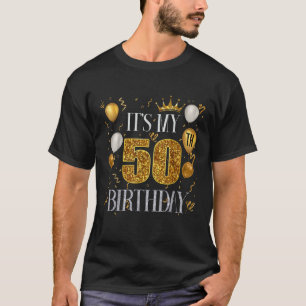 Camiseta É o meu 50º aniversário Feliz aniversário de 1973
