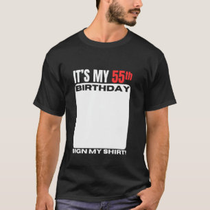 Camiseta É o meu 55º aniversário 55 anos de idade Festa de