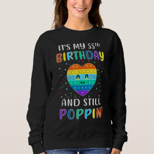 Camiseta É o meu 55º aniversário e ainda o meu coração