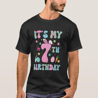Camiseta É o meu 7º aniversário 7 Sete Feliz Aniversário Ga