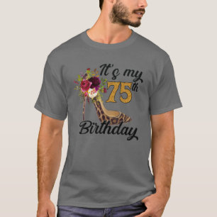 Camiseta É o meu 75º Aniversário de 75 anos, 75º B
