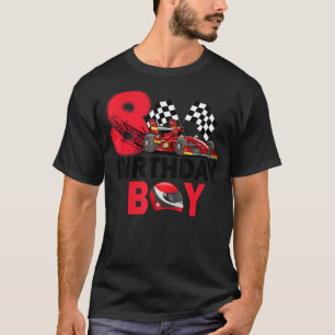 Camiseta É o meu 8.º Aniversário, 8 Toddler Racing Car Driv