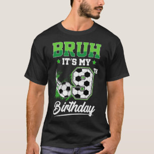 Camiseta É o meu 9º aniversário garoto fã de esportes menin
