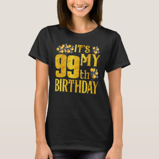 Camiseta É o meu 99º aniversário Feliz Tee de Aniversário d