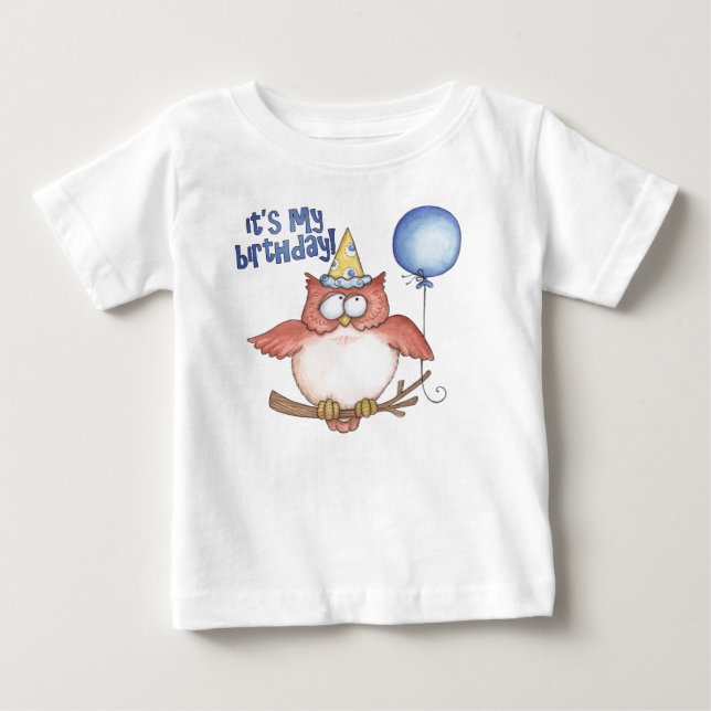 Camiseta É o meu aniversário! (Frente)