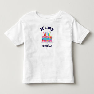 Camiseta É o meu aniversário