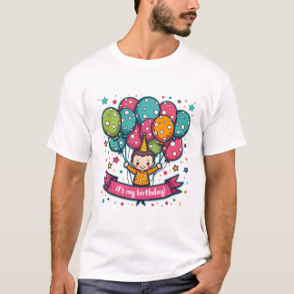 Camiseta É o meu aniversário