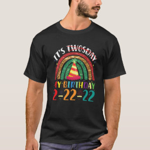 Camiseta É O Meu Aniversário, 22-22-2022, Segundo De Feve