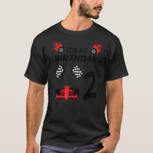 Camiseta É o meu Aniversário 2 Carro-Racer, o Aniversário