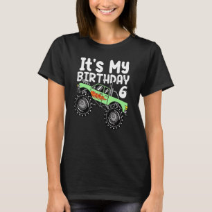 Camiseta É o meu aniversário, 6 Crianças Festas, que era um