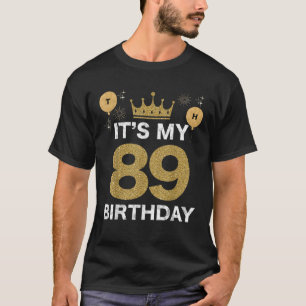 Camiseta É o meu aniversário, 89º Rei BDay, Coroa do Partid