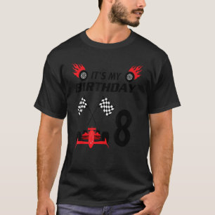 Camiseta É o meu Aniversário, 8 Carros, que foi o aniversár