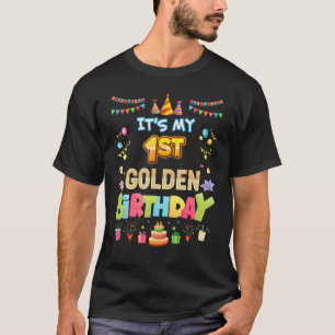 Camiseta É o meu aniversário de 1rua de aniversário de 1 an