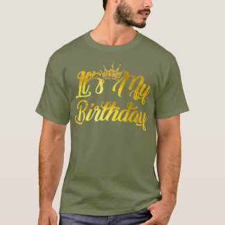 Camiseta É o meu aniversário feliz