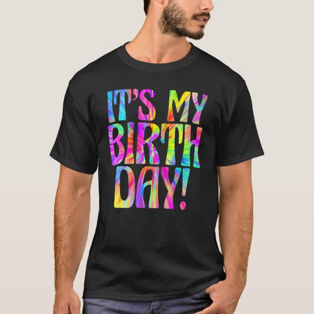 Camiseta É o meu aniversário para rapazes Namorado de homen (Frente)