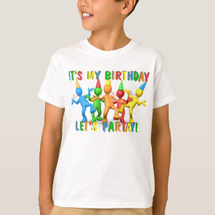 Camiseta É o meu aniversário! Partay vamos!