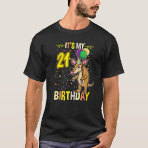 Camiseta É O Meu Anteatro aniversário de 21 anos Aardvark