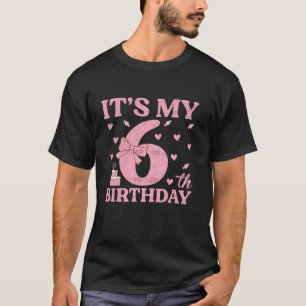 Camiseta É o meu Arco de Aniversário Estético Rosa Coquetel