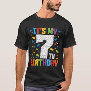 Camiseta É o meu Bloco de Criadores Mestre de Aniversário d