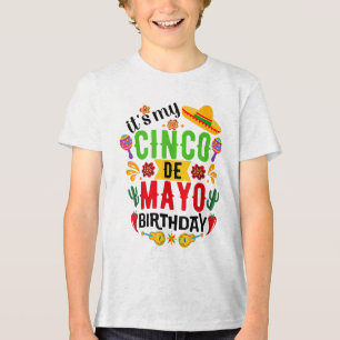 Camiseta É O Meu Cinco De Mayo Birthday Engraçado Cinco De