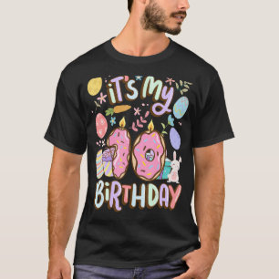 Camiseta É o meu coelho de férias de Páscoa de aniversário