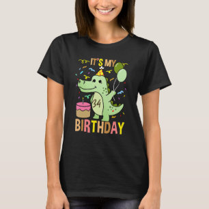 Camiseta É o meu crocodilo de 34º aniversário