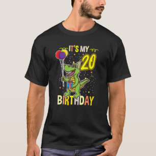 Camiseta É O Meu Crocodilo De Bebê De Aniversário 20