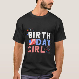 Camiseta É o meu Design de aniversário de 4 de julho para a