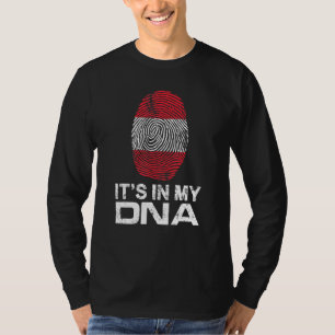 Camiseta É O MEU DNA NA impressão digital orgulho nacional