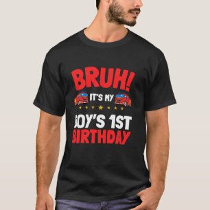 Camiseta É o meu filho primeiro aniversario, o pequeno cami
