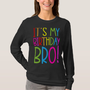 Camiseta É o meu irmão Festa de aniversário de aniversário