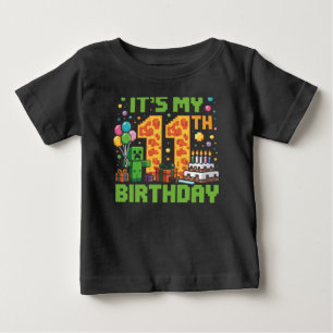 Camiseta É o meu jogo de vídeo do número de aniversário de 