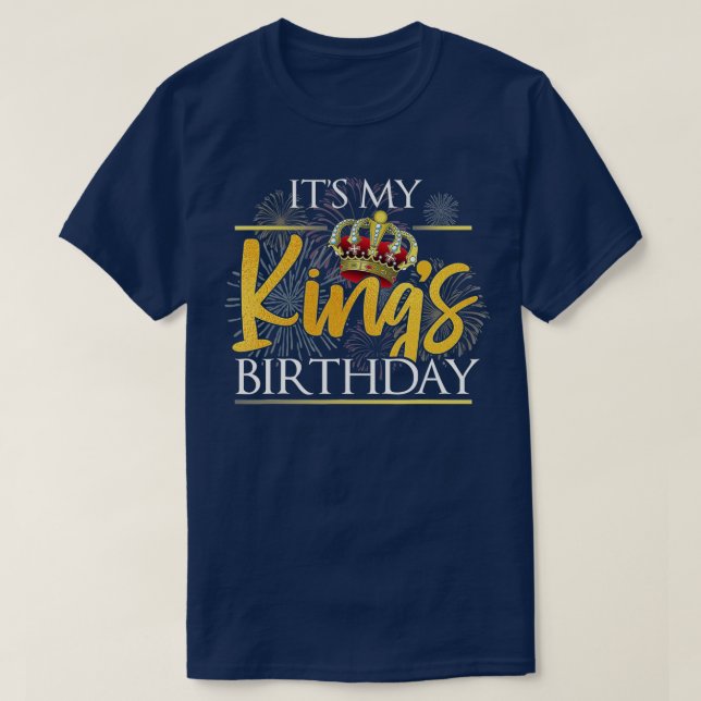 Camiseta É o meu marido de aniversário e Namorado Birthda (Frente do Design)