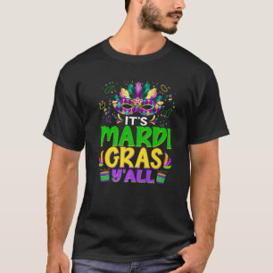 Camiseta É o meu Mascarada de aniversário do Mardi Gras