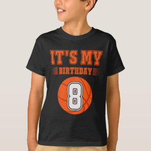 Camiseta É o meu menino de 8 anos, Bysketbyll Pla