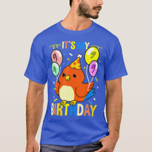 Camiseta É o meu nono aniversário