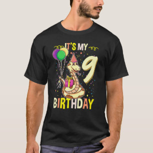 Camiseta É o meu nono aniversário, Cobra