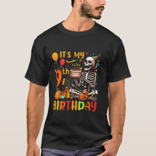 Camiseta É o meu nono aniversário, dia de Ação de Graças, S