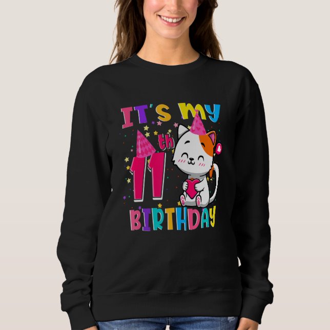 Camiseta É o meu presente de aniversário de 11. (Frente)