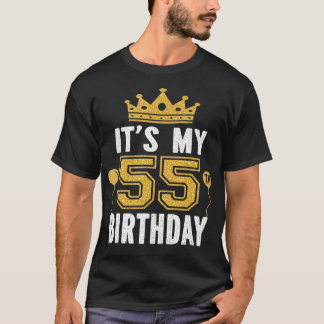 Camiseta É o meu presente de aniversário de 55 anos para um