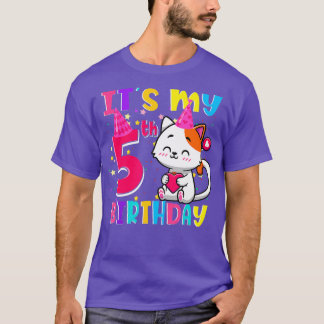 Camiseta É o meu presente de aniversário de 5, presente de 