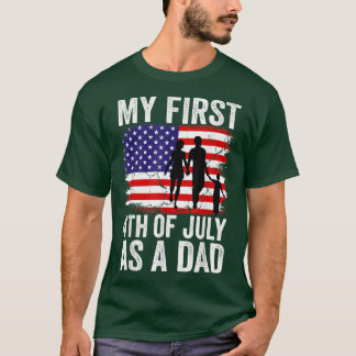 Camiseta É o meu primeiro 4 de julho como Pai 4 de julho no