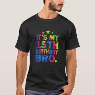 Camiseta É o meu quinto aniversário, 15H, Aniversário, Tie