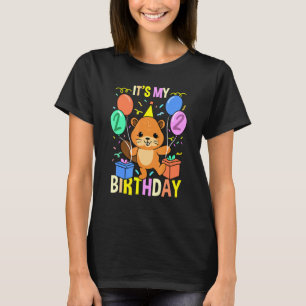 Camiseta É O Meu segundo aniversário Beaver
