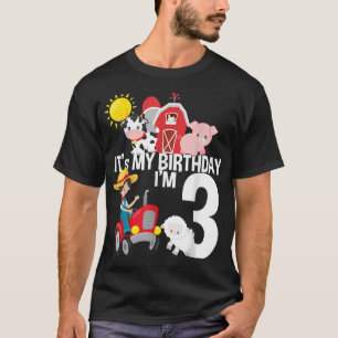 Camiseta É O Meu Tema De Aniversário De Fazenda De Aniversá