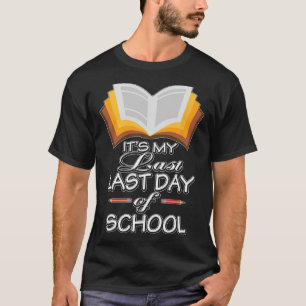 Camiseta É o meu último dia de professor Retirem