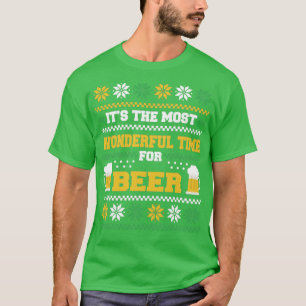 Camiseta É O Momento Mais Maravilhoso Para A Beer Ugly Chri