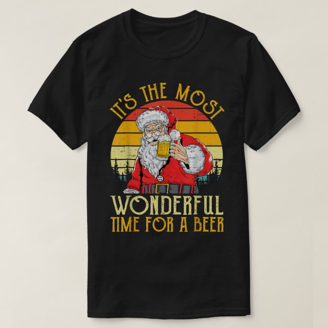 Camiseta É O Momento Mais Maravilhoso Para Um Natal De Bebê (Frente do Design)